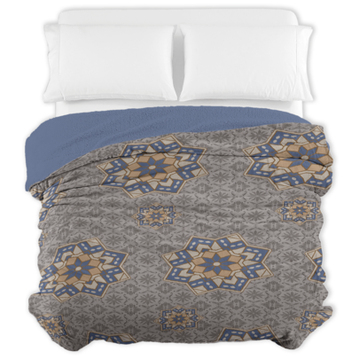 Cobertor con Borrega , Tela Polar Flannel con Borrega