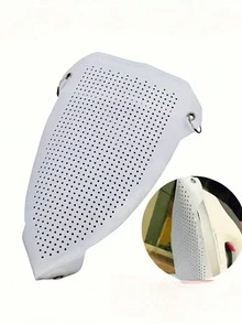 Funda protectora avanzada de plancha - Funda protectora fácil de instalar para plancha de vapor, tabla de planchar, paño de planchar para todo tipo de telas, bolsas, bolsas de almacenamiento y cajas de almacenamiento para proteger ropa delicada y accesorios del hogar en colores aleatorios - Blanco - Ver 12