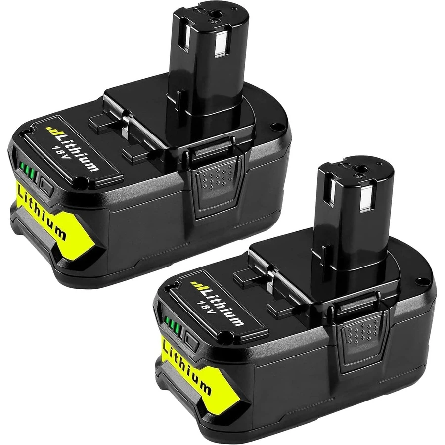 1/2PACK 5Ah Replace For RYOBI P108 18V One Plus High Capacity Lithium Ion Battery 18V - màu đen - Xem 1