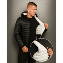 Bobojaco Men's Puffer Winter Cold Outlet - màu đen - Xem 3