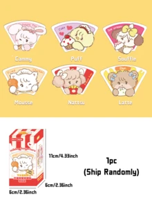 MIKKO Afternoon Tea Series 3D Shaped Fridge Magnet Surprise Box, 6 Regular + 1 Hidden Edition, Shipped Randomly, Adorable Collectible Kitchen Decoration With Magnetic Attachment Capability, Perfect For Home Decor Enthusiasts And Collectors Seeking Unique, Eye-Catching, And Functional Home Accessories - Multicolor - View 11