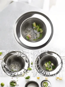 4 件/2 件/不锈钢浴缸过滤器、浴室水槽过滤器、淋浴排水毛发收集器、洗衣排水过滤器、浴室用品、父亲节、母亲节、圣诞节、感恩节、万圣节、情人节礼物 - 銀色 - 查看 2