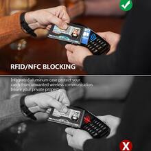 Automatic Pop-Up Card Holder With RFID Shielded Bank Card Slot Halloween Gift Gift For Men Husband Birthday Gift Small Gift Funny Gift Anniversary Gift Coin Purse Mini Wallet Wallet Small Wallet Card Wallet Travel Essential Badge Holder Id Card Holder Id Holder - Multicolor - View 5