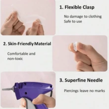 1pc Garment Repair Micro Sewing Gun, Precise Sewing Label Gun, Suitable For Clothing Sewing, Quilting, Edging, Quick Stitching - Multicolor - View 5