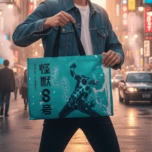 Crunchyroll BOLSA DE COMPRAS KAFKA KAIJU NO. 8 - Azul - Ver 1