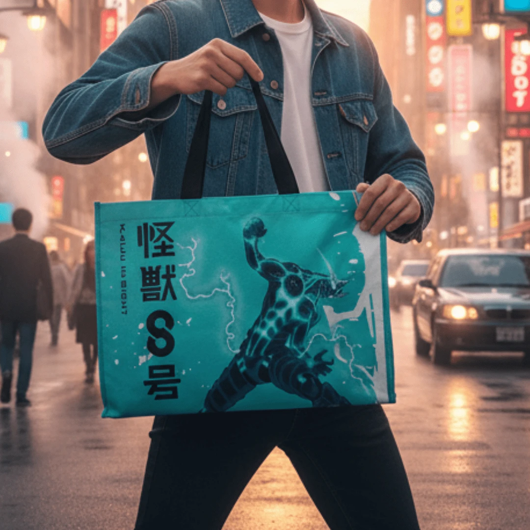 Crunchyroll BOLSA DE COMPRAS KAFKA KAIJU NO. 8 - Azul - Ver 1