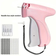 1 set + 5000 st. klädreparationssypistol, bärbar klädsymaskin, snabb sypistol, mini klädreparationspistol, snabb reparation av kläder, quilt- och spikmaskin, klädkantmaskin - Sypistol + 1000 limnålar + 6 nålar - Visa 13