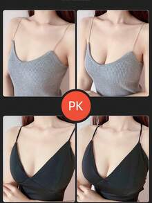 Women's Sexy Bra/Nipple Cover, Non-Slip Thin Invisible Bra, Detachable Shoulder Straps - Nhiều màu - Xem 5