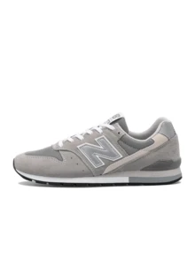 New Balance 女士休闲鞋 轻便缓震透气舒适厚底logo亲肤百搭日常健身通勤下班休闲旅行约会灰色 CM996GR2 - 灰色 - 查看 1