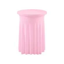 Khăn trải bàn cocktail co giãn 24/32 inch, khăn trải bàn tròn cho quầy bar cao, khăn trải bàn kiểu váy hè dệt kim, thiết kế rủ mềm mại, khăn trải bàn co giãn cho phòng tiệc và quầy bar. - Nhiều màu - Xem 19