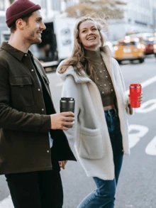 510ml Stainless Steel Vacuum Insulated Travel Mug, Double Wall Anti-Slip Coffee Tumbler With Leak-Proof Lid, Portable Office School Car Cup, Long-Lasting Hot & Cold Drink Flask, Multi-Color Reusable Water Bottle For Home, Outdoor, Commuting - Multicolor - View 9