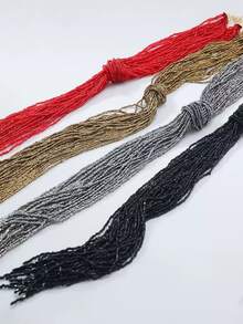 New Bohemian Style Multi-Layer Handmade Beaded Braided Rope Tassel Necklace, Gift For Holidays, Birthday, Back To School, New Year, Valentine's Day, Mother's Day, Teacher's Day, Wedding, Music Festival, Graduation