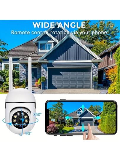 Closeli 1MP Wireless WiFi Security Camera, Slimme Indoor IP Baby Monitor, Full Night Vision, 2.4GHz, Mobile App Control, Supports IOS/ roid/HarmonyOS, Loop Recording, Two Way Audio, Remote Monitoring view 2