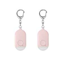 New Personal Alarm, Women's Self-Defense Alarm, Outdoor Portable Alarm, Keychain Accessory, Self-Defense Keychain, Rechargeable Personal Alarm (130mAh Battery Capacity), Compact & Elegant Design, Flashlight, 130dB High-Decibel Alarm, LED Flashing Light, Suitable For Women And Elderly As Emergency Call Device