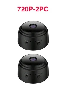 GENAI 1/2/4pcs Home Security Camera -720P WiFi Nanny Cam With Night Vision, Motion Detection, And Home Security For Indoor Outdoor Pet Monitoring - Compact And Discreet Design (Support 2.4GWIFl Only) - Black - View 14