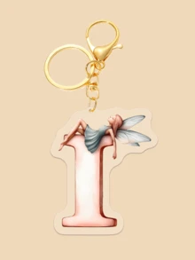 Dieser Acryl-Schlüsselanhänger mit Beschriftung, der ein Blumenfee-Muster zeigt, ist perfekt für Mädchen. Er kann als Kopfhörer-Anhänger, Tasche-Anhänger oder Auto-Schlüsselanhänger verwendet werden und ist damit ein tolles Geburtstagsgeschenk für Mitschüler, Freunde oder Kollegen.