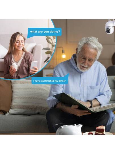 Closeli 1MP Wireless WiFi Security Camera, Slimme Indoor IP Baby Monitor, Full Night Vision, 2.4GHz, Mobile App Control, Supports IOS/ roid/HarmonyOS, Loop Recording, Two Way Audio, Remote Monitoring view 9