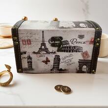 1pc Vintage Decorative Storage Box, Adds Warmth And Function To Your Home, Storage Box