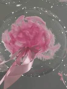 82pcs Transparent Balloons With Pink Feathers And Bow Decorations, Perfect For Birthday Parties, Weddings, Engagements, Bridal Showers, Valentine's Day, Anniversaries, Baby Showers, Room Decorations - 透明的 - 查看 5