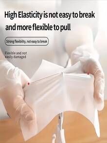 100 Peças Luvas Protetoras Descartáveis de TPE para Cozinha, Trabalhos Domésticos e Limpeza, Cozinha, Banheiro, Casa, Fornecedores Domésticos - Multicolorido - Visão 14