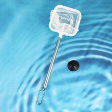 1pc Durable Stainless Steel Aquarium Fish Net With Telescopic Handle - Fine Mesh For Easy Catching And Handling - Multicolor - View 10