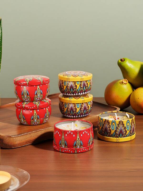 1pc High-Quality Soy Wax Tin Can Aromatherapy Candle, Comfortable Aroma, Stress Relief, Create A Romantic Atmosphere, Home Decoration, Suitable For Bedroom, Living Room, Bathroom, Candlelight Dinner, Office, Birthday Decoration Gift, Holiday Gift, Gift For Friends