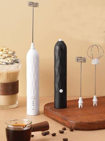 Milchaufschäumer, Kaffee-Milchaufschäumer, Matcha-Zubereiter, Mini automatischer elektrischer Milchaufschäumer, Mixer, handgehaltener Milchaufschäumer