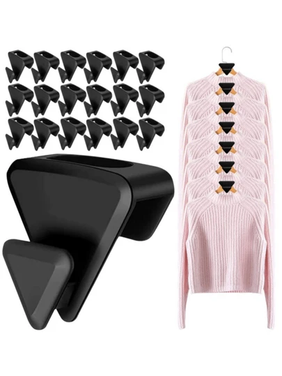 10 conectores de percha, ganchos mini, material ABS duradero, apilamiento y almacenamiento de armario de dormitorio suave, artefacto esencial para ahorrar espacio para la nueva temporada escolar, adecuado para armarios, armarios, hogares, dormitorios, conectar perchas, uso apilable, artesanía suave