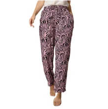 Tiger Print Animal Print Pocket Mesh Drawstring Holiday - Baby Pink - View 5
