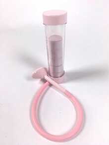 1个可调节呼吸训练器（面部和腹部肌肉训练）- 粉色/蓝色 | 核心肌群、腹部和盆底肌锻炼器材 | 便携式家用健身工具，呼吸哑铃 - A - 查看 8