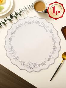 1-100pcs Embroidered Floral Fabric Placemats, Easy To Clean, Wipe-Able, Non-Slip, Suitable For Dining Table, Holiday, Wedding, Party Decoration, Applicable For Home, Restaurant, Dining Room Decor, Home Goods - Multicolor - View 36