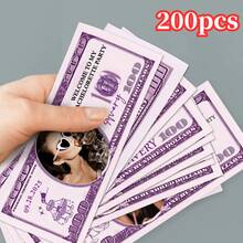 Custom Wedding US Dollar Banknotes, 20/40/60/80/100/200/400 Pcs, Marriage Anniversary Prop Money, Personalized $100 Bills With Your Photo, Engagement Party Game Fake Banknotes, Customized Photo US Dollar Banknotes, Fake Money With Photo, Bachelor Party Game Prop Banknotes, Prop Banknotes - Purple - View 15