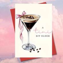 Funny Wine-Themed Birthday Card - 'Age Gets Better With Wine' - Perfect Gift For Family, Friends & Loved Ones