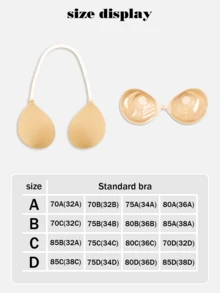 1pc New Halter Neck Adam's Hand Bra, Hand Palm Print Design For Better Fit