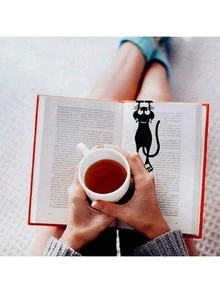 Black Cat Bookmark, Cute Cat Pendant, Suitable For Classroom Rewards, Back-To-School Stationery Gifts, Halloween And Christmas Gifts