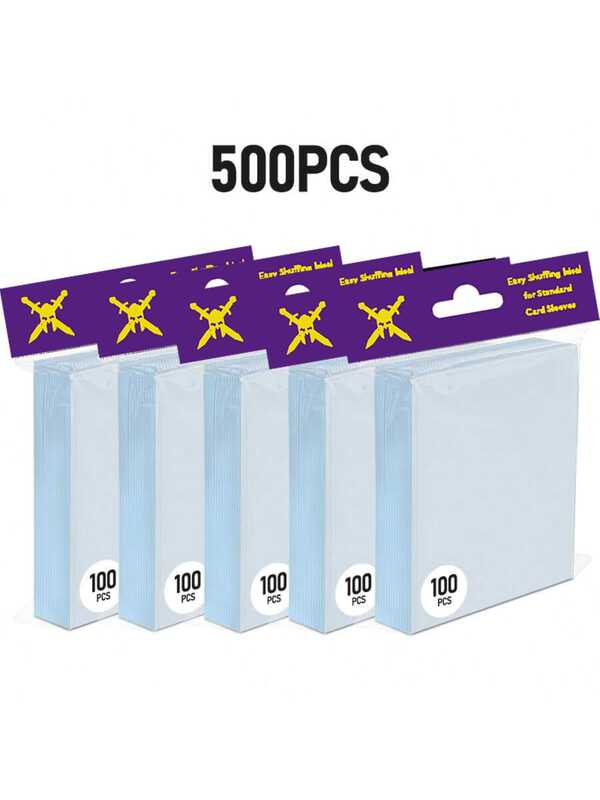 1000/600/500/200/100 Pieces Blue Light Card Sleeves, Suitable For Collecting Game Cards, Top-Grade Loader, Suitable For Trading Cards, Plastic Card Protectors For Baseball, MTG, Sports Cards
