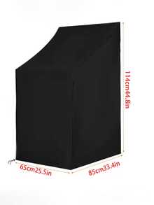 Capa para cadeira de 1 peça, capa para cadeira à prova d'água, à prova de poeira e sol, capa para sofá à prova d'água para móveis internos e externos, capa para mesa de jardim, capa para móveis externos e externos