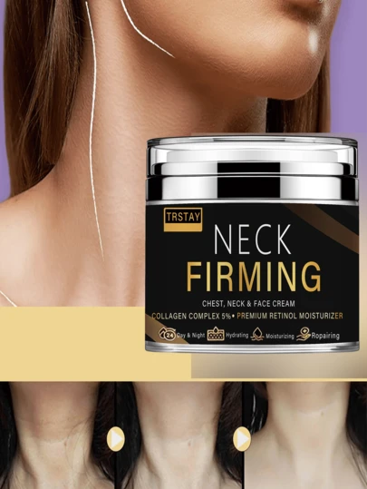 Moisturizing Anti-Wrinkle Neck Essence Hydrating & Nourishing Gentle Non-Irritating Unscented Formula For Neck Skin Care Keeps Skin Hydrated Refreshing Essence For Daily Use Deep Hydration Smoothing Neck Cream Lightweight Fast Absorbing Improves Elasticity Firms Neck Skin Reduces Fine Lines Wrinkles