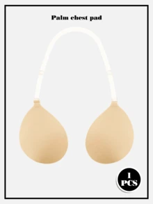 1pc New Halter Neck Adam's Hand Bra, Hand Palm Print Design For Better Fit