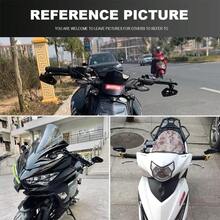 2pcs Motorcycle Bar End Mirrors - 7/8" (22mm),Made Of  High Quality Aluminum,Which Are More Secure Than Ordinary Mirrors,High-Definition Glass Is Soft And Not Dazzling,Easy To Install,360 Degree Free Adjustment Flexible Adjustment ,For Suzuki,  For H-Onda,  For Kawasaki,  For Y-Amaha, Etc(Black) - 黑與白 - 查看 6