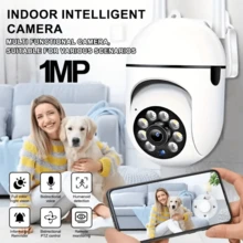 closeli 1MP Wireless WiFi Security Camera, Smart Indoor IP Camera, Baby Monitor, Full Color Night Vision, 2.4GHz, Mobile App Control, Supports IOS/Android/HarmonyOS, Loop Recording, Two-Way Audio, Remote Monitoring