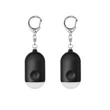 New Personal Alarm, Women's Self-Defense Alarm, Outdoor Portable Alarm, Keychain Accessory, Self-Defense Keychain, Rechargeable Personal Alarm (130mAh Battery Capacity), Compact & Elegant Design, Flashlight, 130dB High-Decibel Alarm, LED Flashing Light, Suitable For Women And Elderly As Emergency Call Device