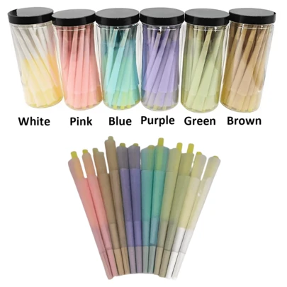 200/100/50/30Pcs Pre-Rolled Cones - Ultra-Slow Burning, Rolling Papers, KingSize Rolled Paper 109mm, Tips & Packing Tubes Included - Cigarette Rolling Papers Smoking Accessories - Perfect Valentine's Day Gift For Him/Her