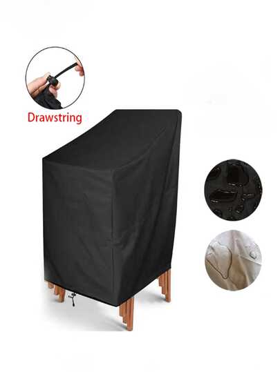 1 Stück Stuhlabdeckung, wasserdichte, staubdichte und UV-beständige Stuhlabdeckung, Innen- und Außenmöbel Einzelsitz-Sofaabdeckung, Gartentisch und -stuhl Outdoor-Möbel Staubabdeckung