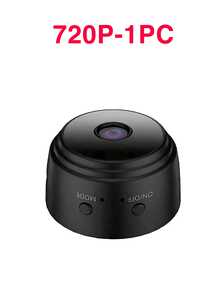 GENAI 1/2/4pcs Home Security Camera -720P WiFi Nanny Cam With Night Vision, Motion Detection, And Home Security For Indoor Outdoor Pet Monitoring - Compact And Discreet Design (Support 2.4GWIFl Only) - Black - View 18