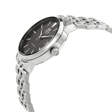 Orient Double Lion Mechanical Men's Watch Fully Automatic Waterproof Mechanical Watch, Steel Band Black Plate RA-AC0F01B10B - Silver - View 5