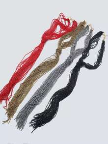 New Bohemian Style Multi-Layer Handmade Beaded Braided Rope Tassel Necklace, Gift For Holidays, Birthday, Back To School, New Year, Valentine's Day, Mother's Day, Teacher's Day, Wedding, Music Festival, Graduation