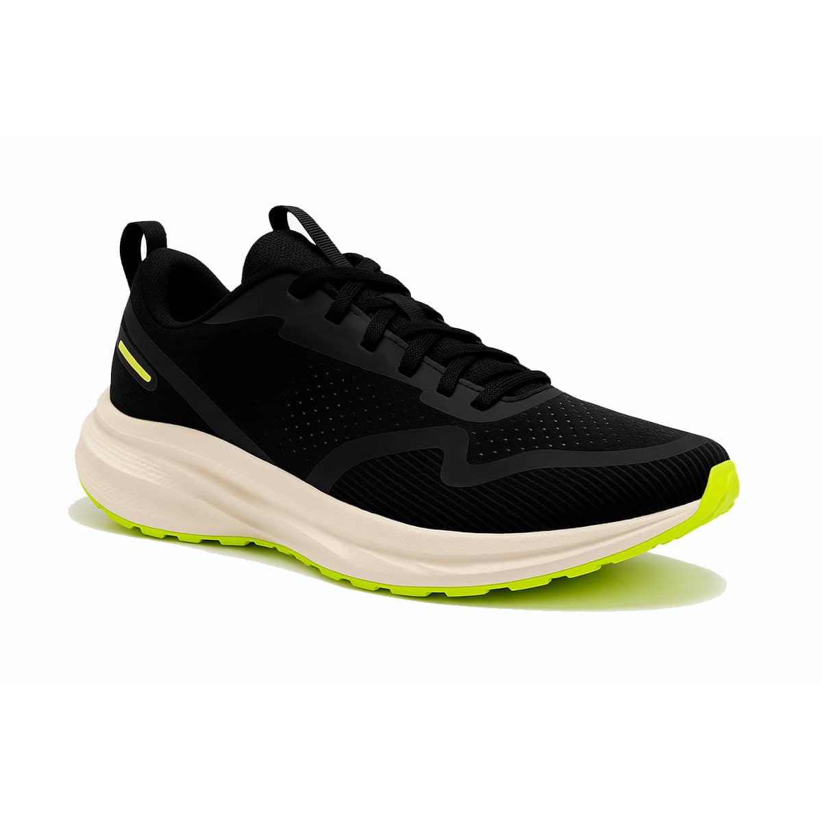 Men's Original Gym Tennis Shoes, Light And Soft, Walking, Running - Đen Xanh - Xem 2