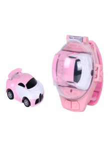 Mini Remote Control Alloy Race Car Toy Watch For Kids 3-12 Years Old Boys Girls - Wireless Indoor/Outdoor Multi-Player Interactive RC Race Car Toy, Children Christmas Gift