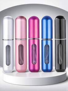 1pc 5ml Black Refillable Perfume - Travel-Size Refillable Perfume Spray Bottle A Portable Mini Empty Perfume Bottle, Ideal For Carrying When Going Out Suitable For Personal Use Or Gifting - màu đen - Xem 2